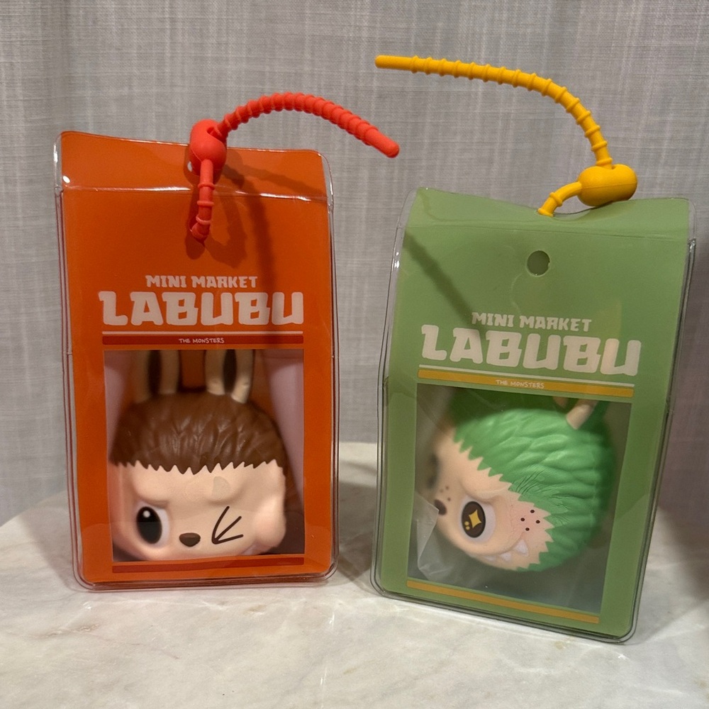Labubu Mini Market - Orange and Green
